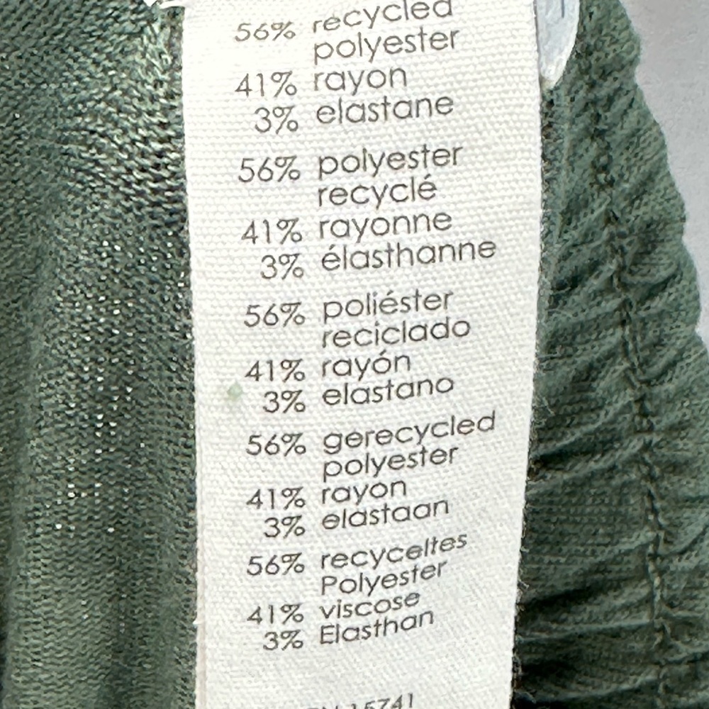 PJ Salvage Elastic Waist Lounge Sleep Pants - Sage Green - RZRLP - Picture 6 of 9